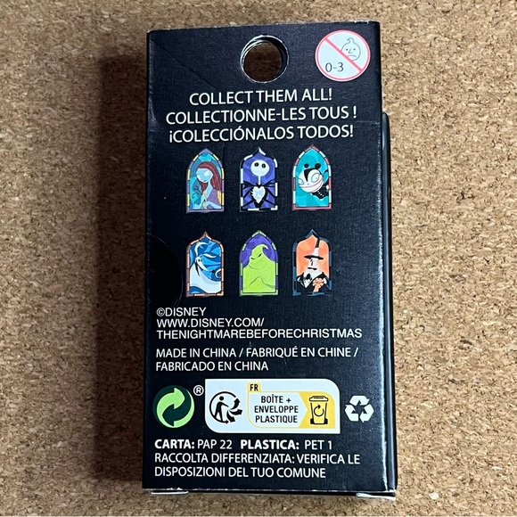 Disney JACK Nightmare Before Christmas Stained Glass Pin Loungefly New Open - Picture 5 of 6